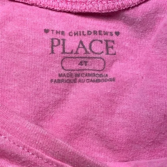 The Childrens Place Size 4T Pink  Tee and LOL Surprise Leopard Shorts Set - Picture 5 of 7